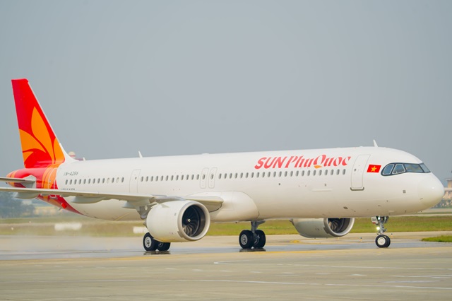Ngày đầu năm mới 2026, Sun PhuQuoc Airways đón tàu bay thứ 6 Airbus A321NX mới xuất xưởng