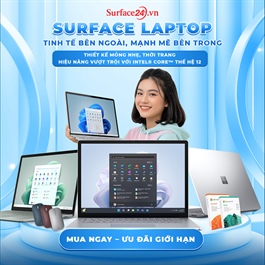 Surface 24h - Công ty chuyên bán Laptop Microsoft Surface chất lượng #1