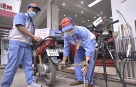 Sẽ kiểm định khí thải hơn 70 triệu mô tô, xe máy đang lưu hành trong thời gian tới