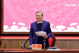 Tổng Bí thư Tô Lâm định hướng vai trò Hà Nội trong tầm nhìn 100 năm