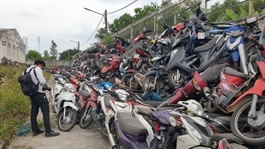 Cảnh sát giao thông TP.HCM nói về việc đấu giá công khai 24.000 xe máy vi phạm
