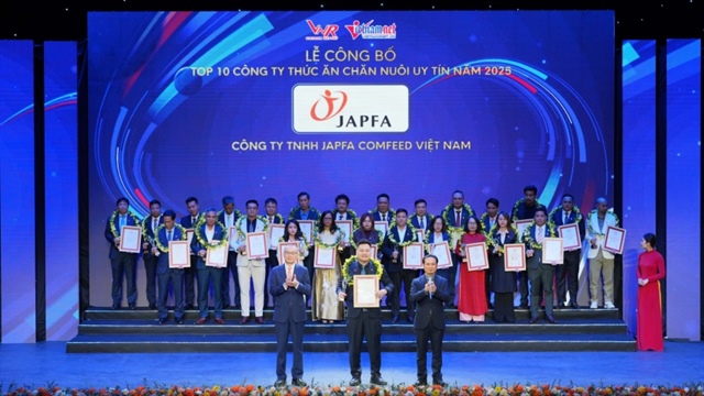 Japfa maintains its position in top 10 animal feed reputation award