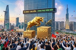 Một tuần sau pha vượt 1,800, VN-Index chính thức chinh phục mốc 1,900