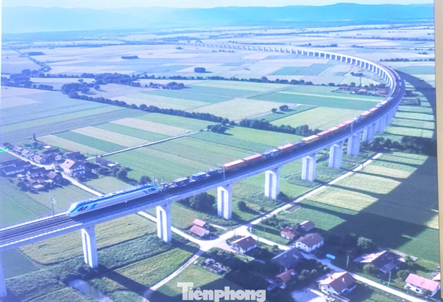 Phối cảnh tuyến đường sắt