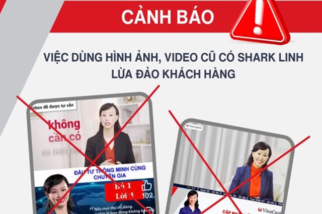 Cảnh báo chiêu mạo danh VinaCapital, Shark Linh để lừa đảo đầu tư