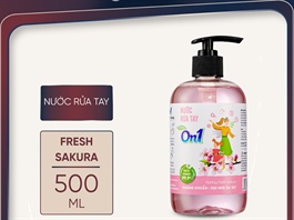 Thu hồi nước rửa tay On1 Hương Fresh Sakura của LIX