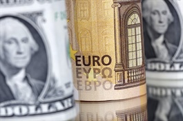 Đồng euro tăng lên mức cao nhất so với USD kể từ năm 2021
