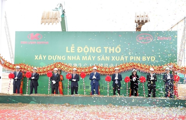 Kim Long Motor partners with BYD to build EV battery plant in Huế