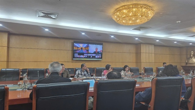 Chiều 4-2, Bộ NN&MT tổ chức cuộc họp với tất cả các phòng kiểm nghiệm và toàn bộ các Sở NN&MT của các tỉnh, thành phố trên cả nước để nắm bắt đầy đủ các khó khăn, vướng mắc trong quá trình tổ chức triển khai thực hiện. Ảnh: AH