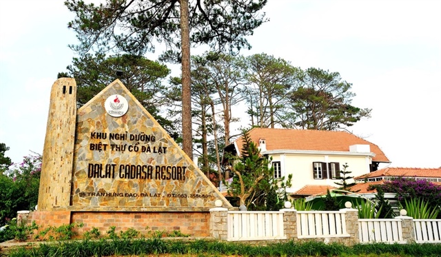 Khu biệt thự trên đường Trần Hưng Đạo.