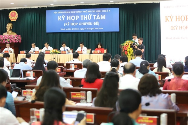 Kỳ họp chuyên đề HĐND TP.HCM khóa X, sáng 6-2. Ảnh: THANH THÙY