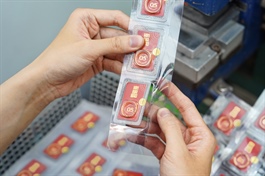 Cuối ngày 16-2, giá vàng miếng SJC tiếp tục giảm