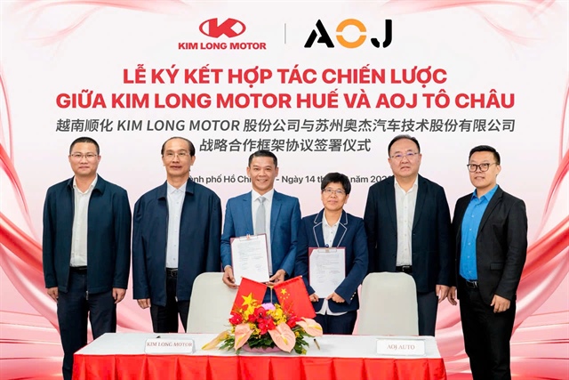 Kim Long Motor and AOJ Suzhou enter strategic partnership