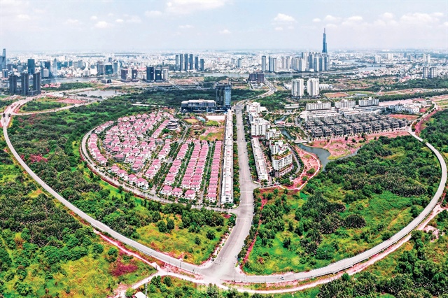 TPHCM sẽ tập trung nguồn lực để kiến tạo một trung tâm tài chính quy mô lớn, hiện đại tại Khu đô thị mới Thủ Thiêm Ảnh: Phạm Nguyễn