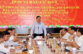 Đẩy nhanh công tác chuẩn bị bầu cử, tập trung rà soát danh sách cử tri