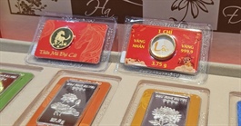 Sáng 9-3, giá vàng miếng SJC, vàng nhẫn rớt 2,5 triệu đồng/lượng