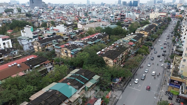 Chung cư cũ ở phường Kim Liên