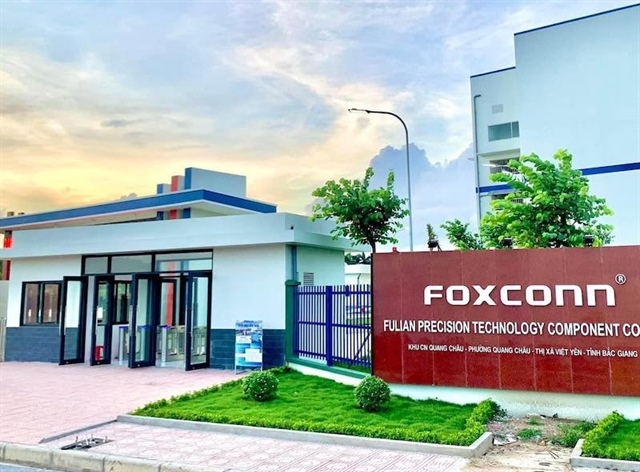 Foxconn's Vietnam unit raises registered capital