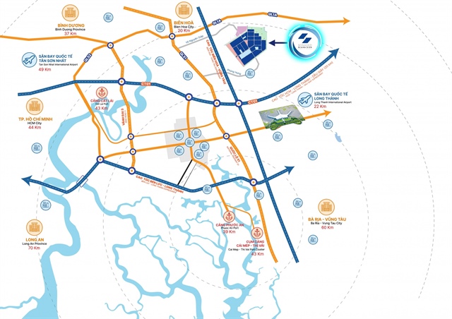 Giang Dien Industrial Park offers prime land near Long Thanh Airport