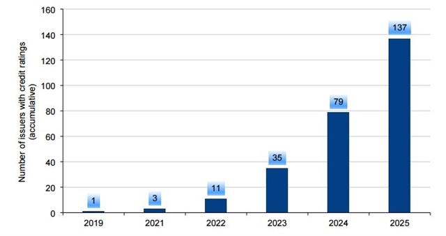 Public bond offerings surged amid regulatory reforms