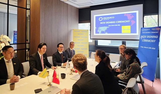 Nam A Bank and Proparco sign MoU strengthening green financial resources