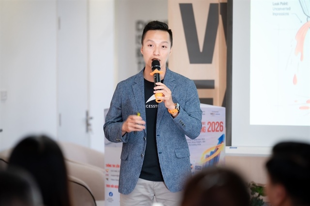 Ông Bùi Huy Dũng, Phó Tổng giám đốc kinh doanh Accesstrade Việt Nam. Ảnh: THẢO LÊ