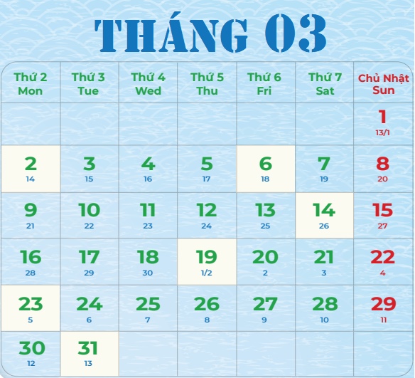 [IR AWARDS] Lịch công bố thông tin tháng 03/2026 cần nhớ
