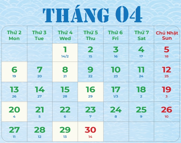 [IR AWARDS] Lịch công bố thông tin tháng 04/2026 cần nhớ