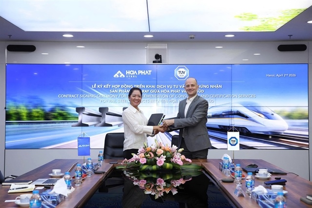 Hòa Phát partners with TÜV SÜD to certify railway rail quality