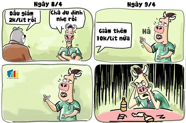 Giá dầu diesel trong nước giảm mạnh