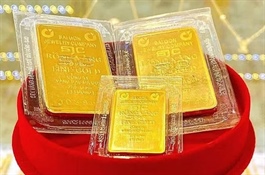 Giá vàng trong nước giảm gần 1 triệu đồng phiên mở cửa đầu tuần