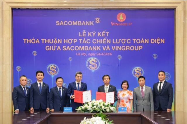 SACOMBANK, Vingroup forge comprehensive strategic partnership