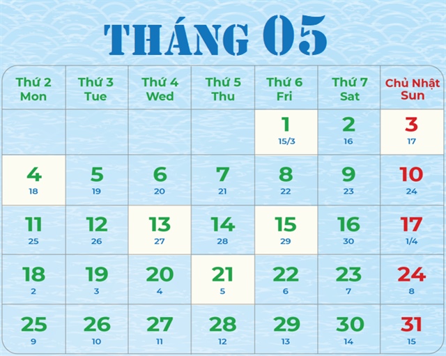 [IR AWARDS] Lịch công bố thông tin tháng 05/2026 cần nhớ