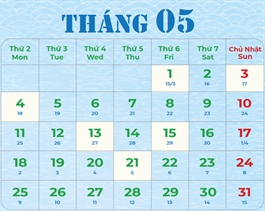 [IR AWARDS] Lịch công bố thông tin tháng 05/2026 cần nhớ
