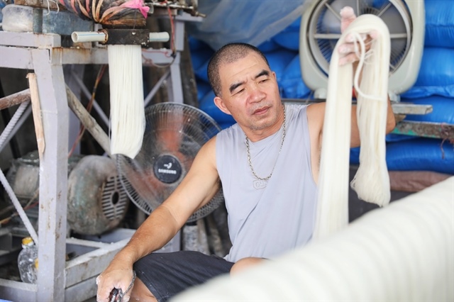 Traditional rice noodle making in the birthplace of the nation