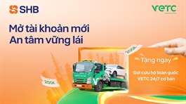 SHB tặng gói cứu hộ giao thông toàn quốc VETC cho khách hàng
