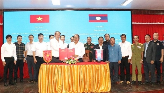 Đà Nẵng, Sekong coordinate border traffic, immigration during road upgrade