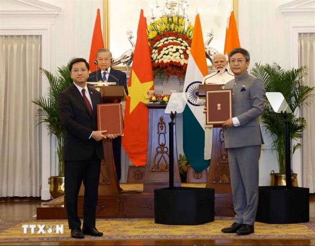 Vietnam and India sign 13 cooperation agreements across technology, finance and education