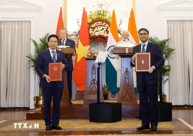 Vietnam and India sign 13 cooperation agreements across technology, finance and education