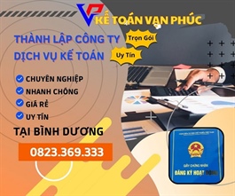 Các công ty dịch vụ kế toán thuế trọn gói uy tín ở tại Bình Dương