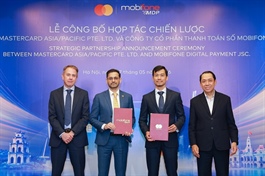 Công ty Cổ phần Thanh toán số MobiFone (MDP) và Mastercard công bố hợp tác chiến lược nhằm thúc đẩy nền kinh tế số tại Việt Nam