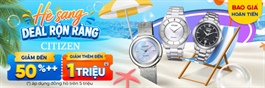 Rực rỡ chào hè 2026: Lên đồ cực chất cùng Citizen & Casio Vintage – Săn deal xả kho tại TGDĐ!