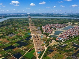 Hà Nội thông qua chính sách thu hồi đất để xây dựng vành đai 3.5 tại thôn Hữu Từ