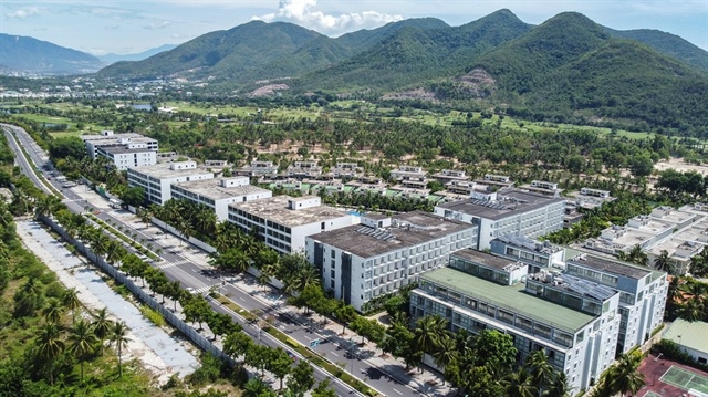Một góc dự án khu du lịch và giải trí Sông Lô. Ảnh: XUÂN HOÁT