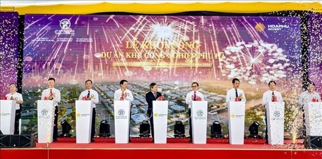 Hà Nội breaks ground on $111 million Phú Hà Industrial Park