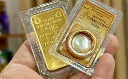 Giá vàng trong nước giảm 1 triệu đồng, tỷ giá USD tại các ngân hàng đi lên