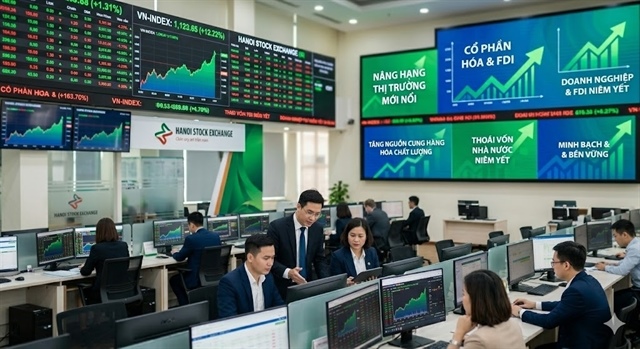 VN-Index falls amid steep losses in oil and rubber stocks