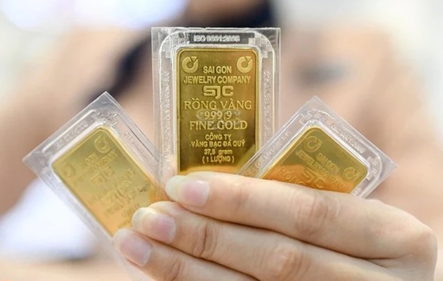 Giá vàng miếng SJC trong nước đảo chiều tăng 1,5 triệu đồng mỗi lượng