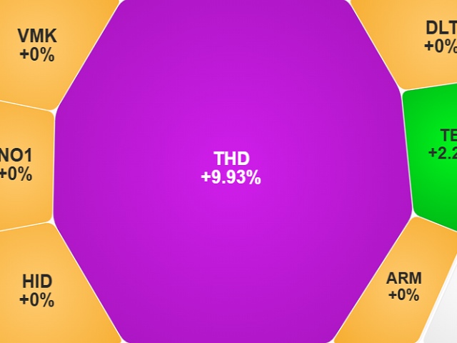 Cổ phiếu THD (Thaiholdings) liên tục tím | Vietstock