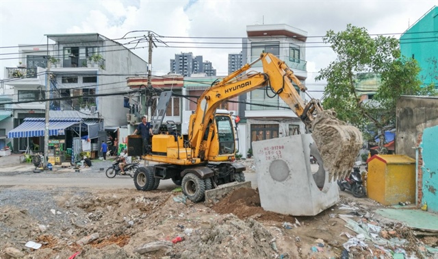 TP.HCM đang tăng tốc giải phóng mặt bằng để thực hiện các dự án. Ảnh: THUẬN VĂN